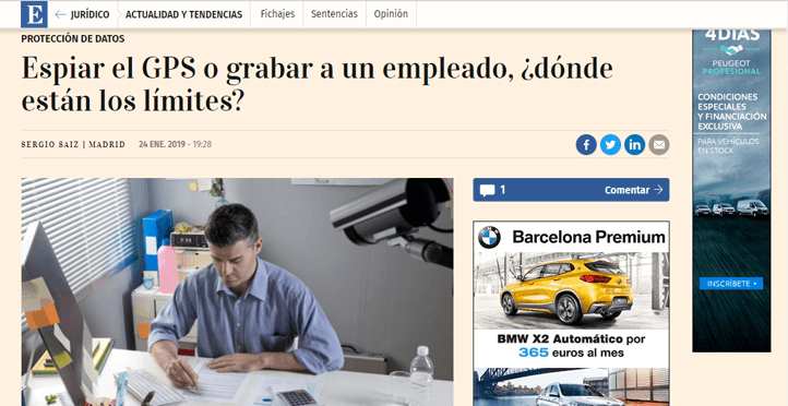 Espiar el GPS o grabar a un empleado, ¿dónde están los límites?