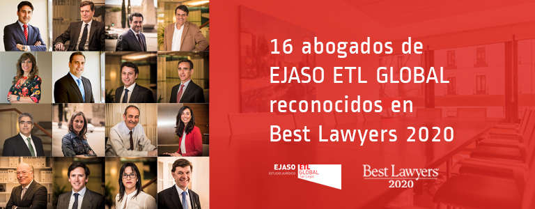 El ranking internacional Best Lawyers reconoce a dieciséis abogados de EJASO ETL Global como profesionales destacados en España