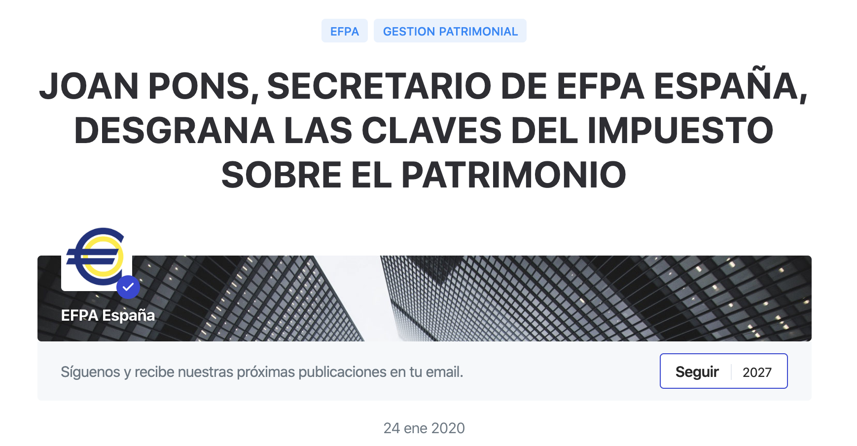 Joan pons, secretario de efpa españa, desgrana las claves del impuesto sobre el patrimonio Captura de pantalla 2020-01-27 a las 14.26.43