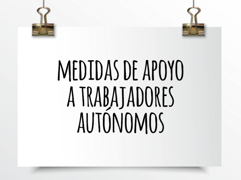 EMEDE ETL Global: Nota de Aviso 04/2021. Medidas de apoyo a trabajadores autónomos