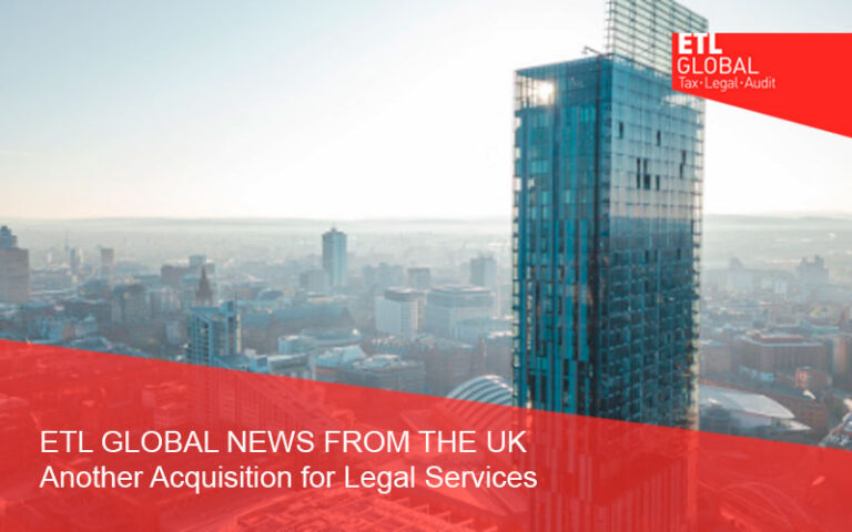 NOTICIA: ETL GLOBAL NEWS FROM THE UK – Another Acquisition for Legal Services Mar 8, 2022