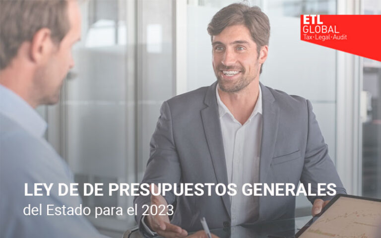 Publicada la Ley de Presupuestos Generales del Estado para el año 2023