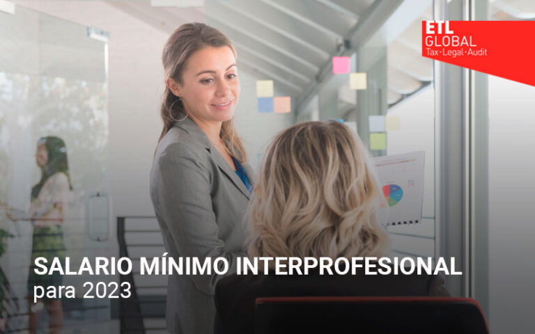 Salario mínimo interprofesional para 2023