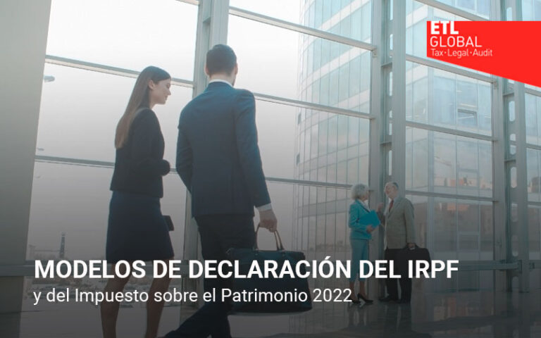 Modelos de declaración del IRPF y del Impuesto sobre el Patrimonio 2022