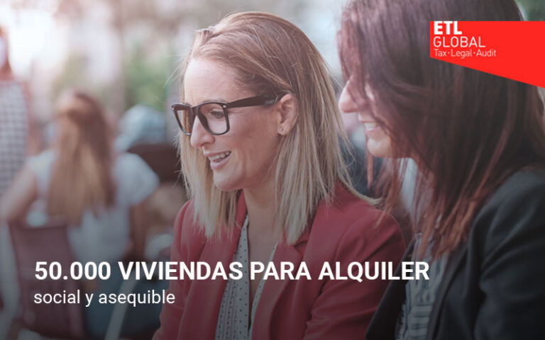 50.000 viviendas para alquiler social y asequible