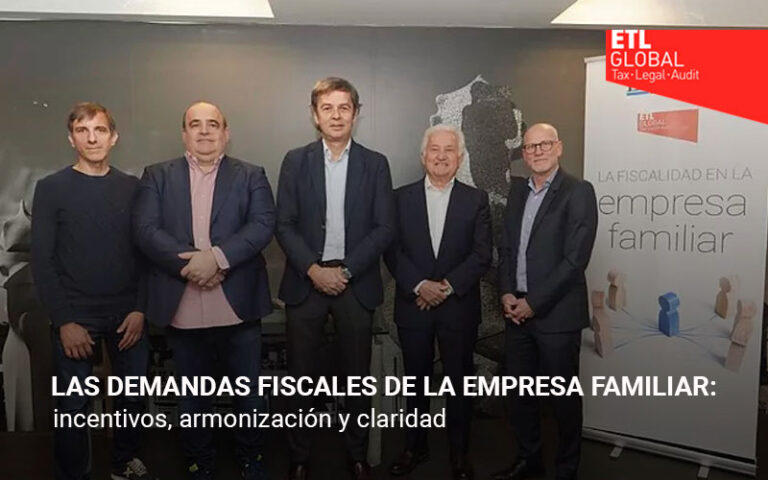 Las demandas fiscales de la empresa familiar: incentivos, armonización y claridad