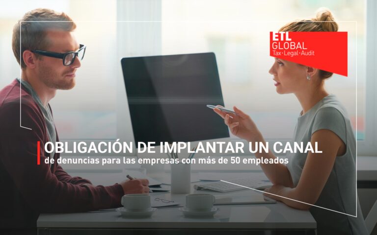 Obligación de implantar un canal de denuncias para las empresas con más de 50 empleados