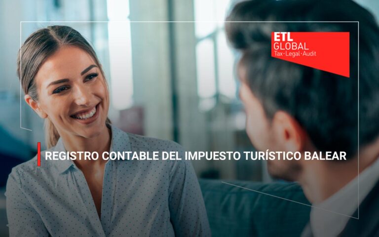 Registro contable del impuesto turístico balear